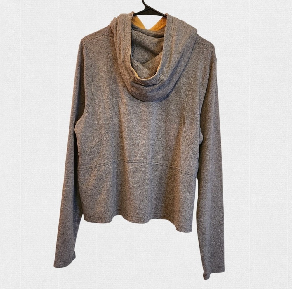 Under Armour Funnel Neck Cowl Sweatshirt Lightweight Hoodie Gray Athletics XL - Picture 2 of 7